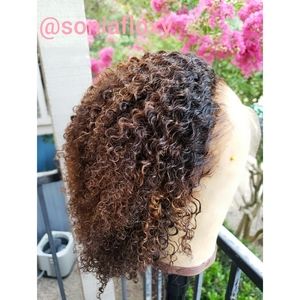8" human hair wig